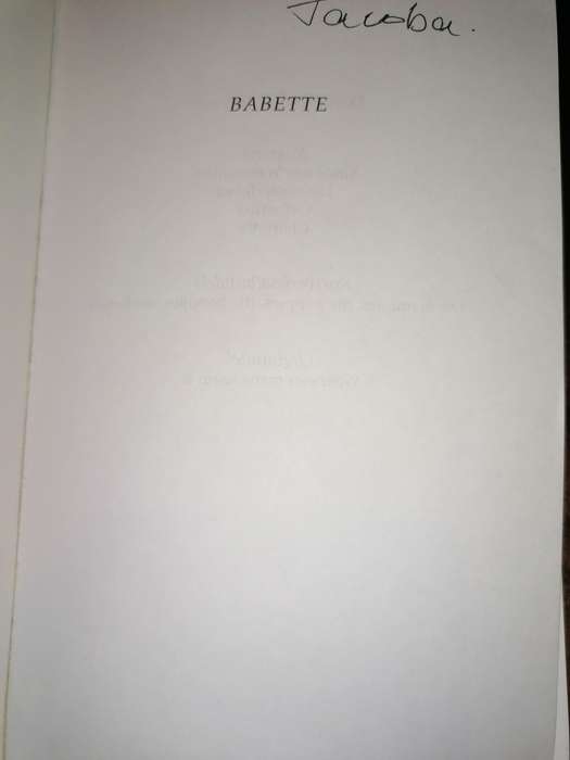 Babette / Jeanette Ferreira
