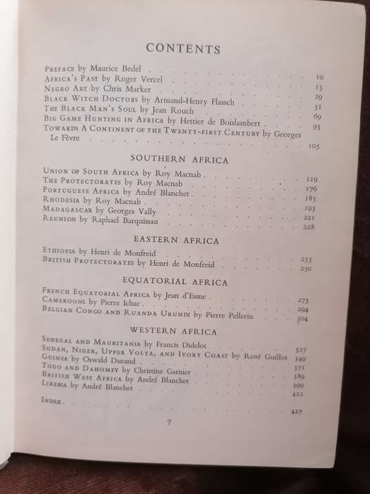 The World in Colour - South and Central Africa - Ed: Dore Ogrizek - Hardcover 1954