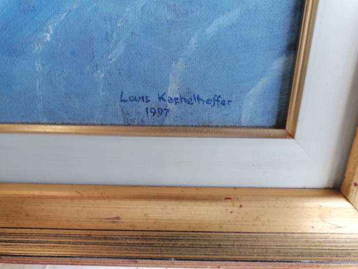 Painting by Montagu artist Louis Kachelhoffer 1997