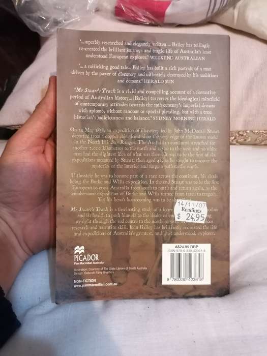 Mr. Stuart's Track: The Forgotten Life of Australia's Greatest Explorer Book by John Bailey