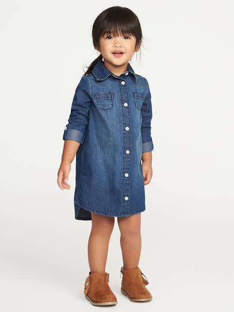 **Month End Specials : Girls Denim Dresses**
