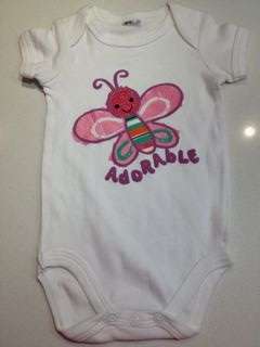 Adorable butterfly Baby Rompers