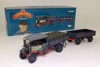 1925 Foden C Type Steam Lorry, Dropside & Trailer,