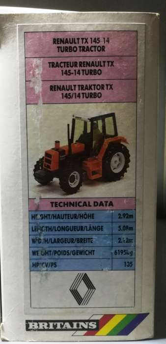Renault TX 145-14 Turbo Tractor