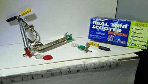 Mini Scooter Build it yourself Also a Key Chain.