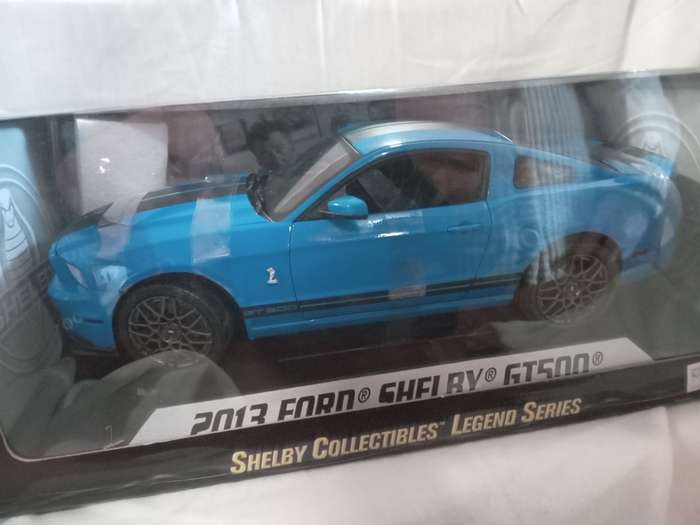 Ford Shelby GT500 Blue with Black Strips