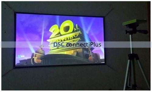 60 Inch 16:9 Portable Projector Screen Plastic Screen for Home Theater Bar Disco Travel (White)..!