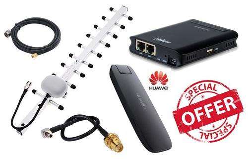 Complete Mobile Solution Internet Booster Kit Modem + Wireless Gateway Router + 3G Antenna Bundle..!