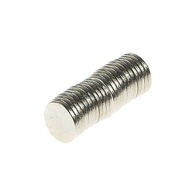 Super Strong Rare Earth RE Magnets (Silver, 8mm, 20-Pack)..!