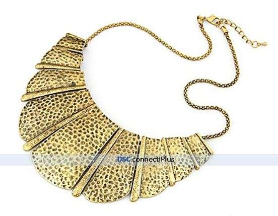 Vintage Punk Style Metal Alloy Shell Necklace (Bronze)..!