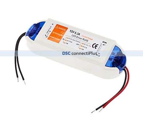 AC 110-240V to DC 12V 72W LED Voltage Converter / LED Driver / Power Supply (White)..!