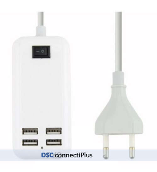 Universal 4 Ports Multiple Wall USB Charger 15W 3A Smart Adapter Mobile Phone Charging Device..!