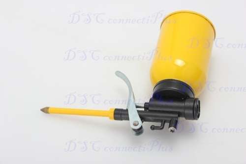 High Quality Metal HVLP Oil Pot Spray Gun Pump Multi-purpose Professional Hand Tool Grease Airbrush