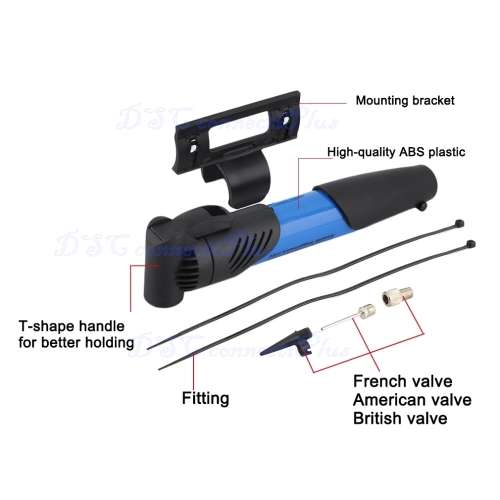 DUUTI Mini Portable Aluminum Alloy Bicycle Air Pump Bike Tire Inflator Super Light Small Accessories