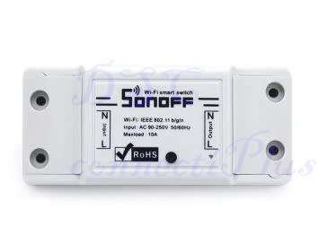 SONOFF BASIC WiFi Wireless Smart Switch for DIY Home Safety, Remote Control and Automation (White)