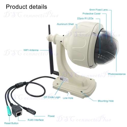 EasyN 960P Wi-Fi Wireless HD Security Outdoor IP Camera Built-in 16GB Card Night Vision Onvif P2P..!