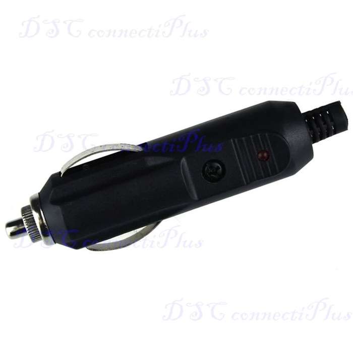 12V 24V 10A Car Accessory Cigarette Lighter Socket Male Converter Plug (Black)..!