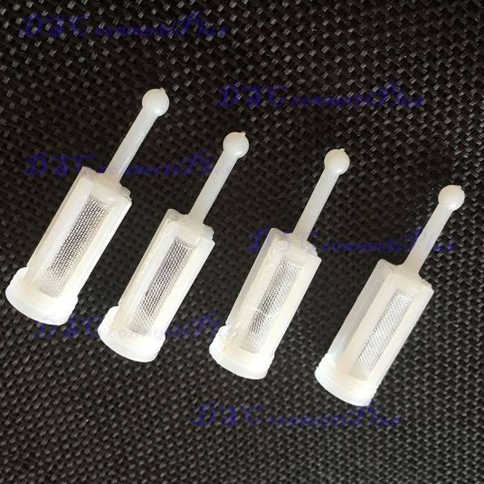 Universal Small Gravity Feed Spray Gun Pot Strainers Filter for Paint (White)..!