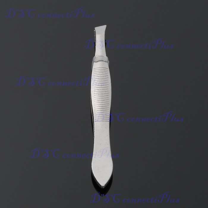 High Quality Stainless Steel Slanted Eyebrow Tweezer Professional Face Hair Remover Beauty Tool..!