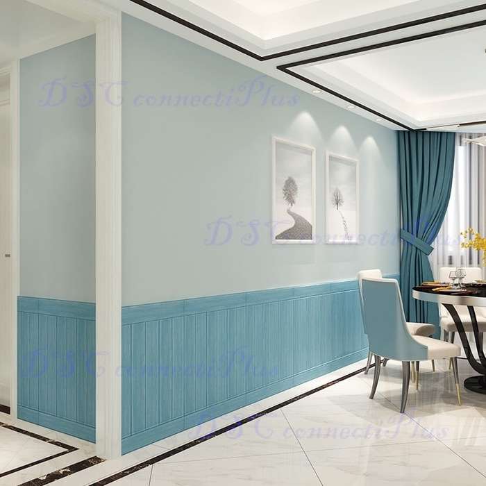 PE Foam Waterproof 3D Wooden Wall Sticker Living Room Home Decor Wall Covering Wallpaper (Pink Wood)