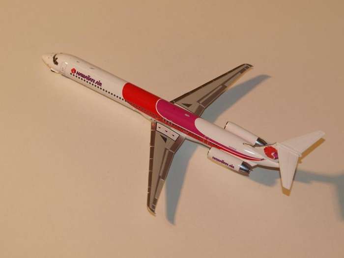 JET-X HAWAIIAN AIR MD-80 1:200 SCALE DIECAST MODEL
