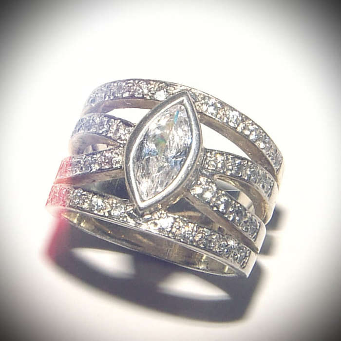 PURE PERFECTION! HANDMADE SOLID .925 STERLING SILVER RING!