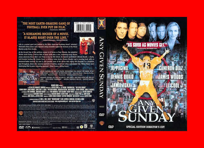 DVD: Any Given Sunday - Region 1 Edition