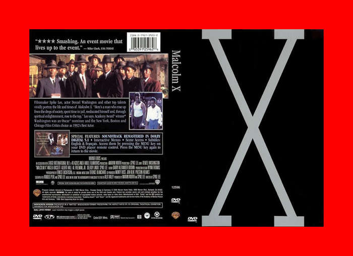 SALE! RARE DVD - MALCOLM X  -  REGION 1 EDITION (EXTREMELY RARE COVER) SEALED