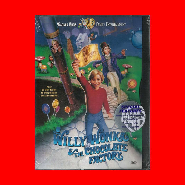 DVD  - WILLY WONKA AND THE CHOCOLATE FACTORY -  REGION 1 EDITION