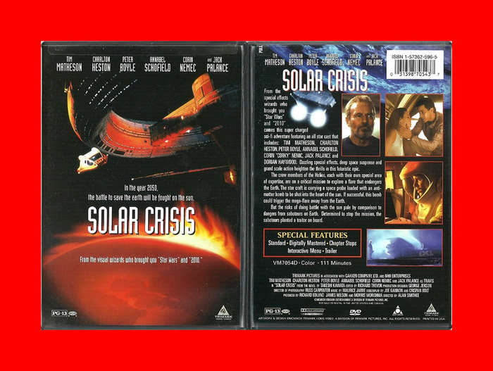 Solar Crisis DVD - Region 1 Edition