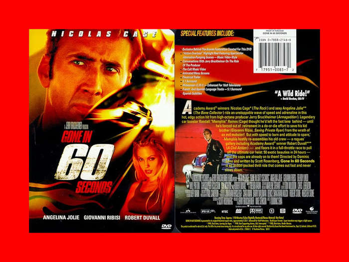 DVD: Gone in 60 Seconds - Region 1 Edition
