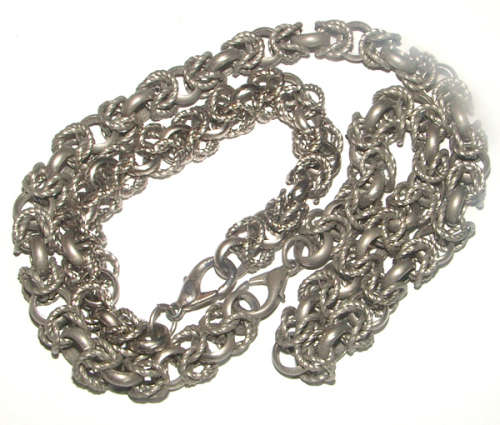 Gorgeous Antique  Silver Necklace and Bracelet Set