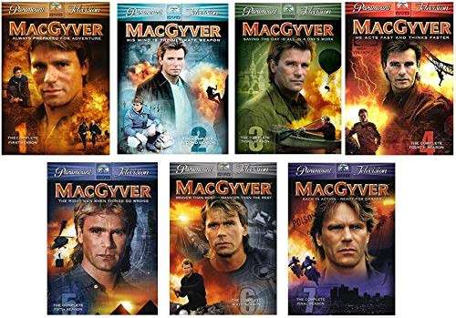 SALE! DVD BOX SET - MACGYVER THE COMPLETE SERIES - SEASONS 1 - 7