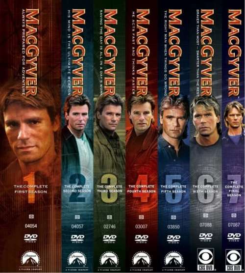 SALE! DVD BOX SET - MACGYVER THE COMPLETE SERIES - SEASONS 1 - 7