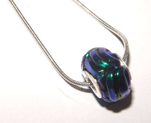 ***UNIQUE*** DICHROIC FUSED GLASS JEWELLERY -  PANDORA'S PENDANT!