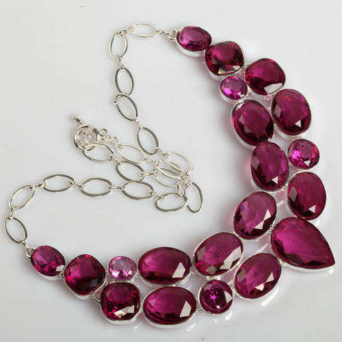 ****PERFECT!!****STUNNING HANDMADE TOURMALINE NECKLACE!