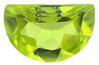 Natural Peridot -  Top Green Fancy Cut - 0..45cts