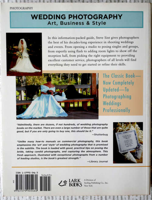WEDDING PHOTOGRAPHY - ART, BUSINESS and STYLE BY STEVE SINT