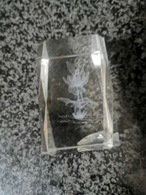 SMALL 3 DIMENSION GLASS ITEM