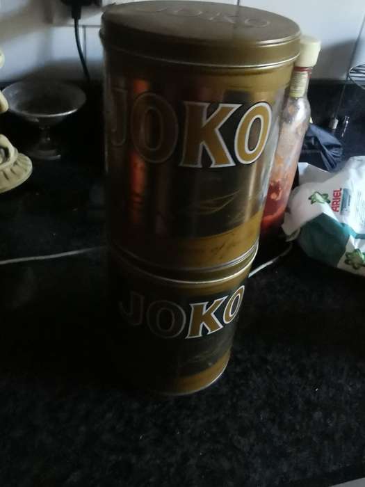 2 VINTAGE JOKO TINS