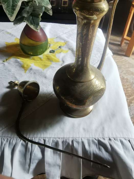 Vintage turkish brass teapot