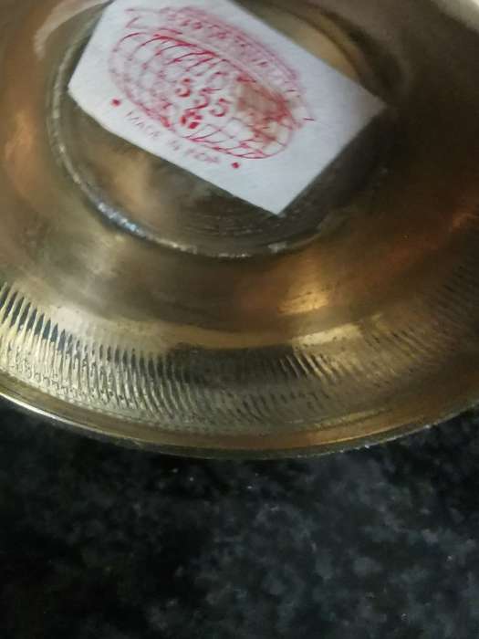 Vintage 12,7cm brass vase