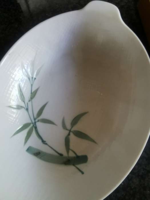 Vintage bamboo bowl