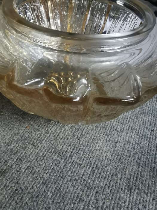 ANTIQUE THICK GLASS BOWL