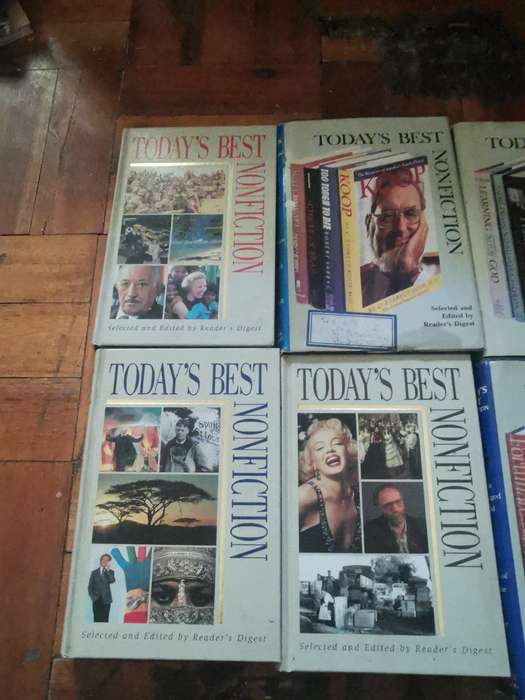 6 NON FICTION BOOKS