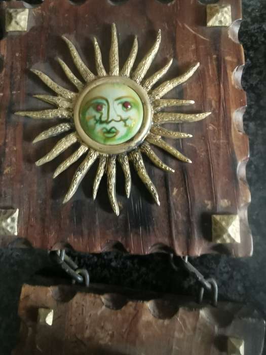 Vintage hanging  sunmaster on wood