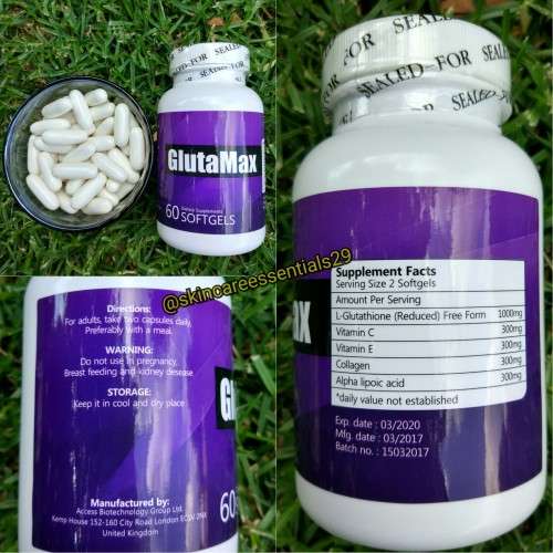 GLUTAMAX GLUTATHIONE FOR SKIN LIGHTENING 2200mg