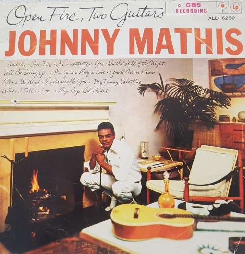 Vinyl Record: Johnny Mathis - Open Fire, Two Guitars