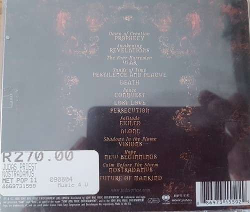 Judas Priest - Nostradamus (Double CD)