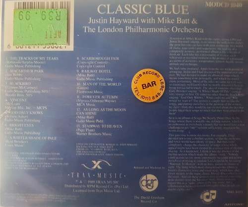 Classic Blue - Justine Hayward with Mike Batt